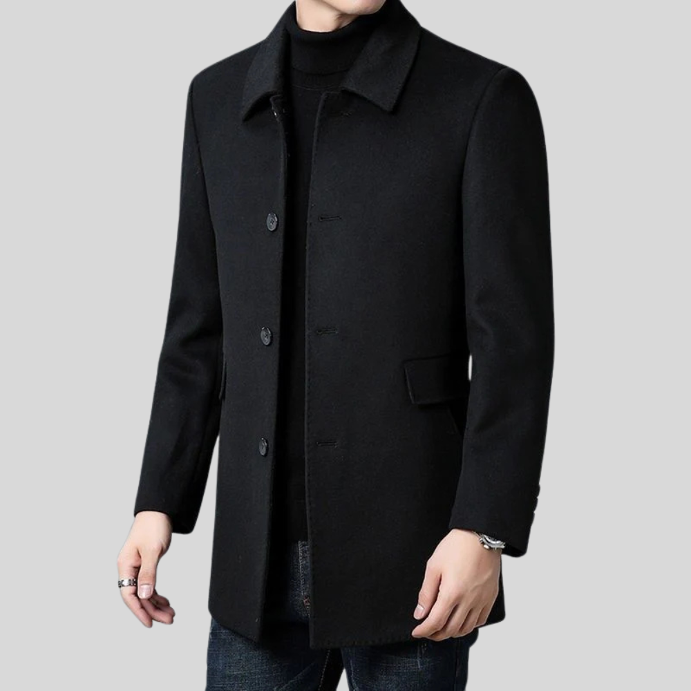 Anthony | Single Breasted Winter Coat