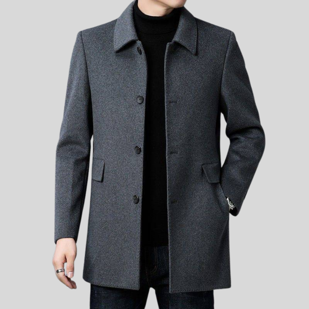 Anthony | Single Breasted Winter Coat