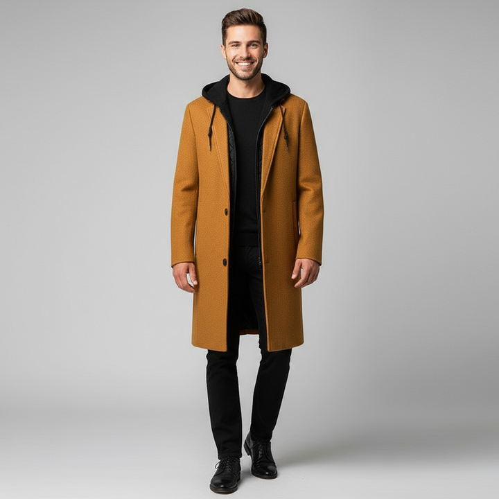 Kyle | Wool Hooded Winter Coat