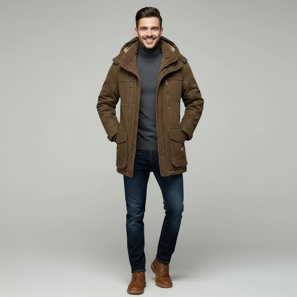 Piers | Thick Winter Coat