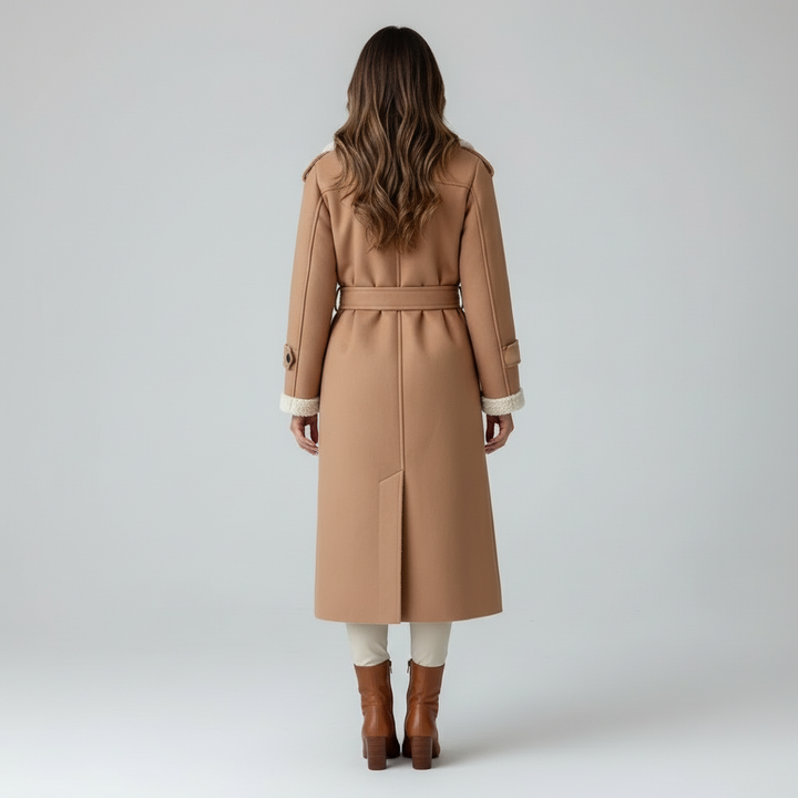 Luna | Classic Long Fleece-Lined Winter Coat