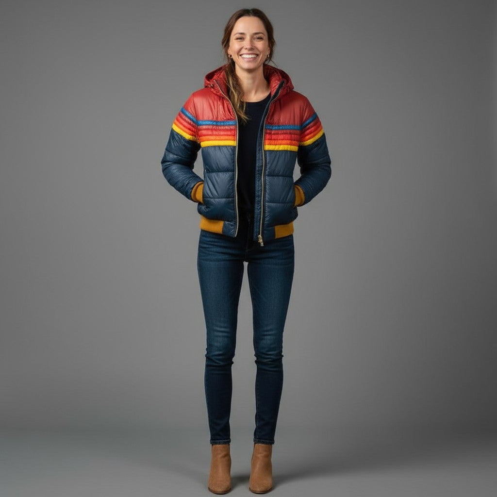 Freya | Women's Retro Puffer Winter Jacket