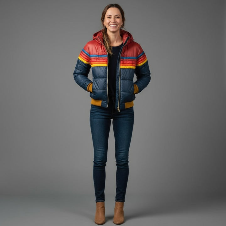 Freya | Women's Retro Puffer Winter Jacket
