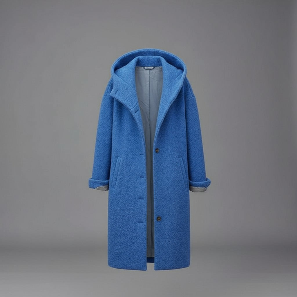 Rose | Thick Oversized Wintercoat With Button Closure