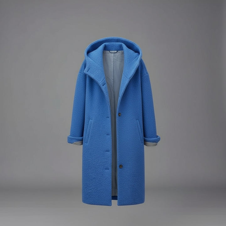 Rose | Thick Oversized Wintercoat With Button Closure