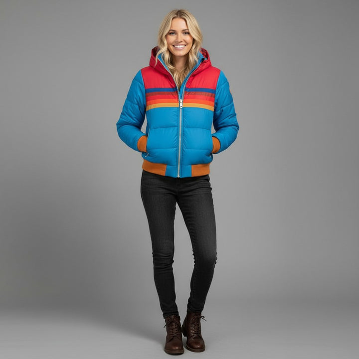 Freya | Women's Retro Puffer Winter Jacket