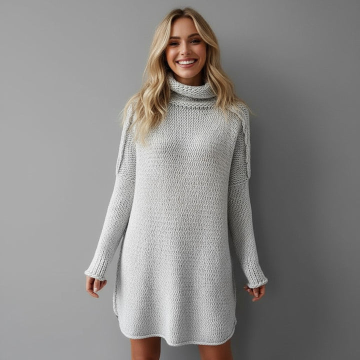 Dani | Women's Oversized Turtleneck Knit Sweater