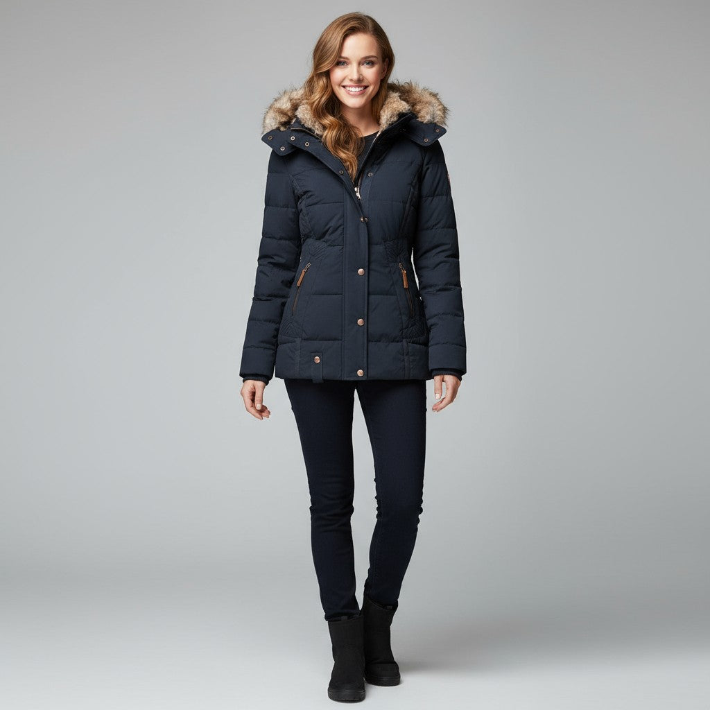 Hazel | Elegant Lined Winter Jacket