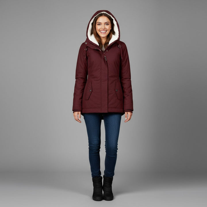 Sophia | Women's sherpa-lined winter Coat