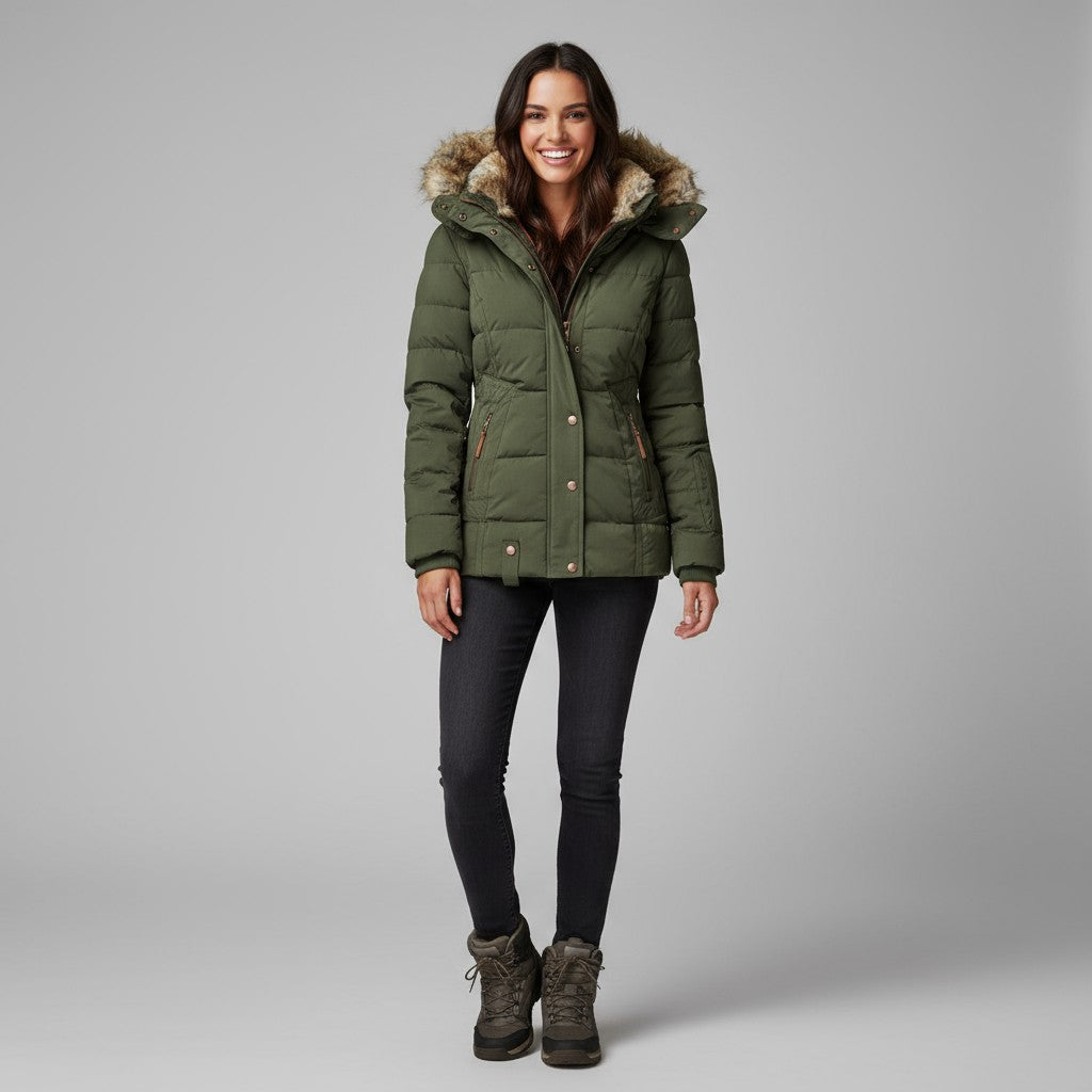 Hazel | Elegant Lined Winter Jacket