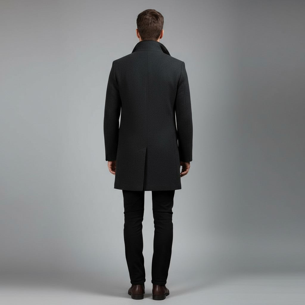 James | Men’s Classic Wool Overcoat