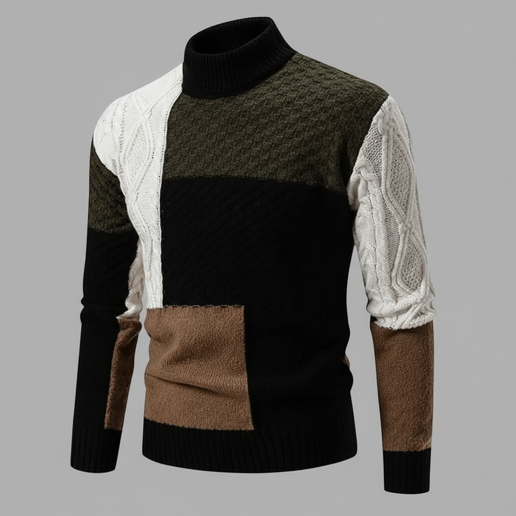 Patrick | Men's Patchwork Sweater