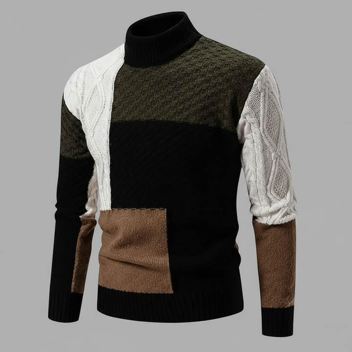 Patrick | Men's Patchwork Sweater
