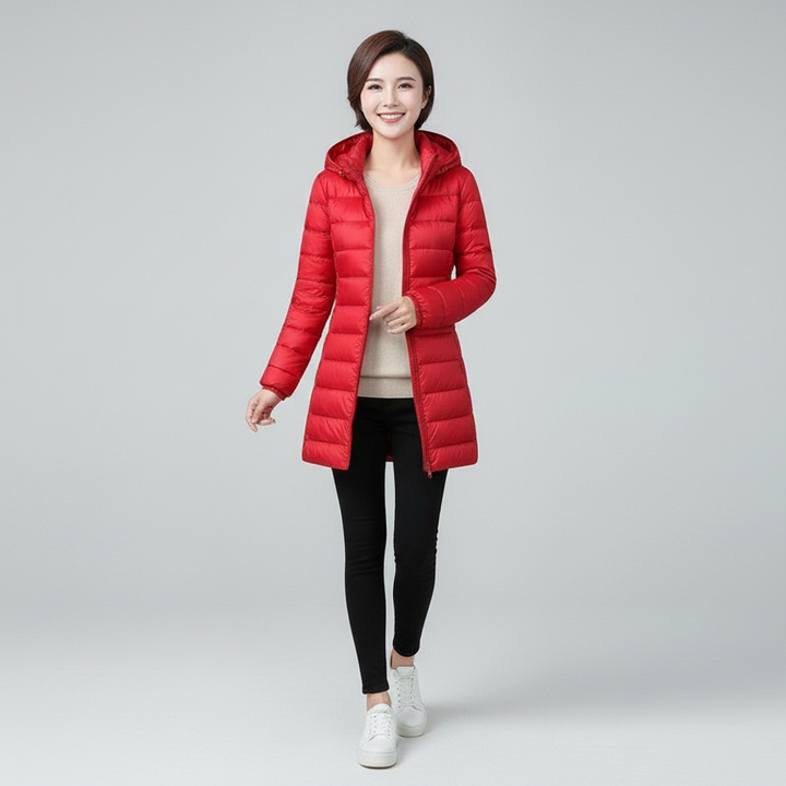 Emma | Packable down puffer coat