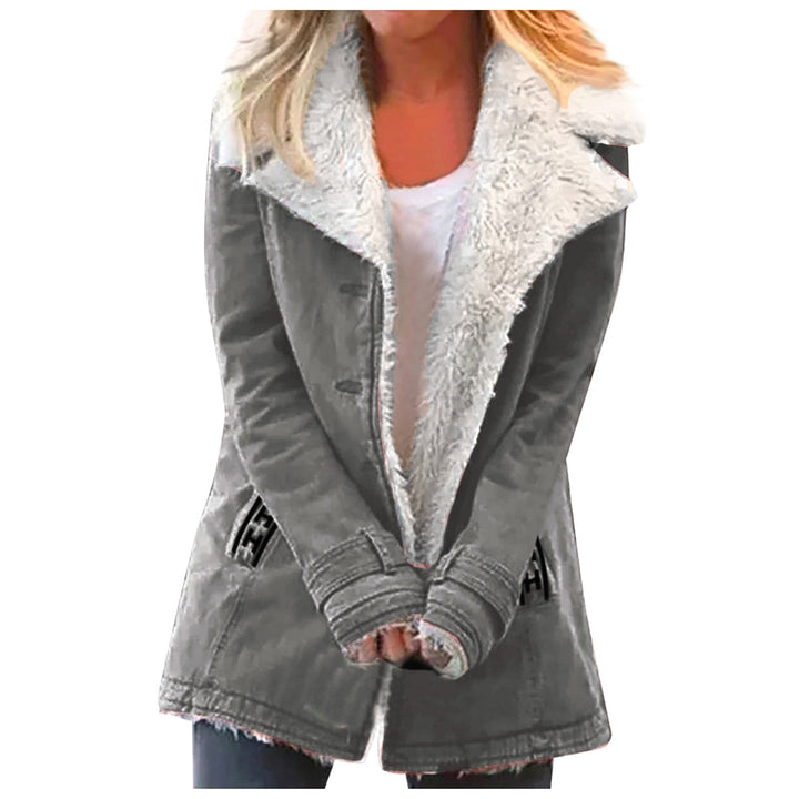 "Elevieve Norey" Faux shearling-lined parka coat