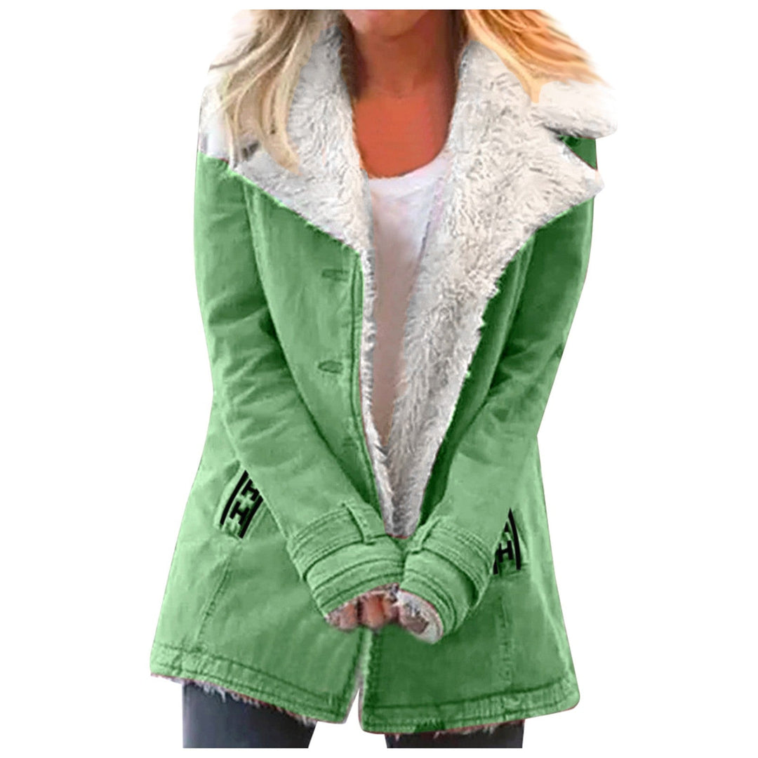 "Elevieve Norey" Faux shearling-lined parka coat